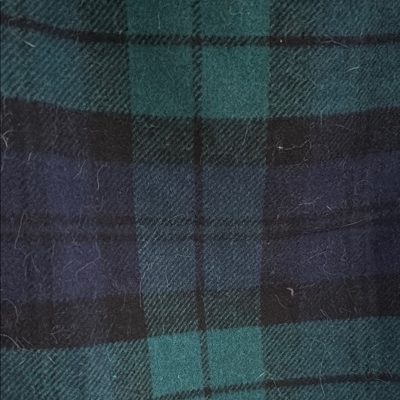 J Crew NWOT green and navy plaid wool mini skirt size 4 NEVER WORN! - Picture 3 of 3